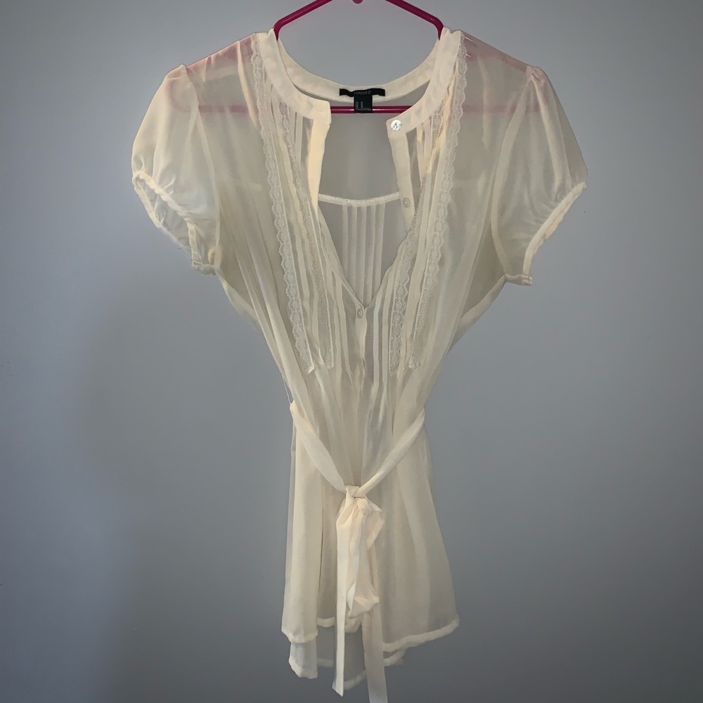 See-through blouse